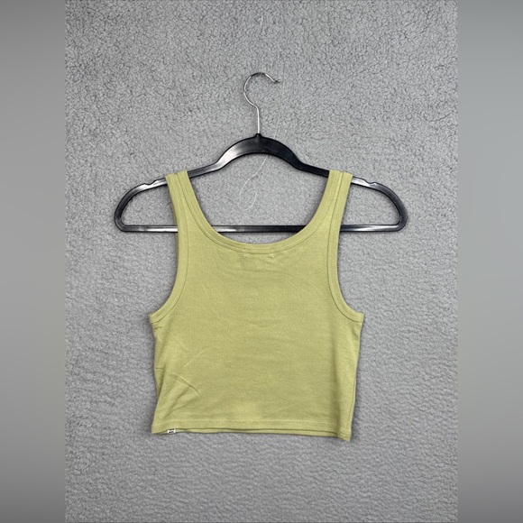 Billabong Rerun Tank Cropped Tank Top Avocado  Green Women’s Small NWOT - Picture 8 of 14
